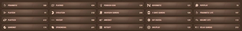 Ponudniki Stonevegas casino