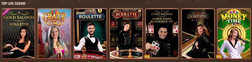 TOP igre v živo stonevegas casino